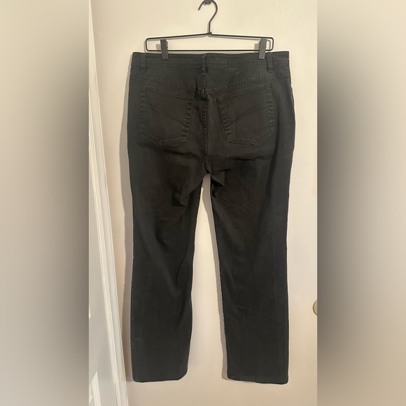 Faded Glory Black Stretch Denim Jeans | Size 14 | Cotton Straight Leg - Picture 8 of 12